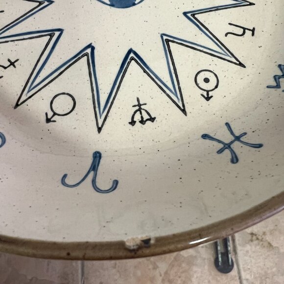 Zodiac celestial decoration plate price for 1 - Picture 2 of 5